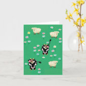 Koeien en schapen  kaart (Gele Bloem)