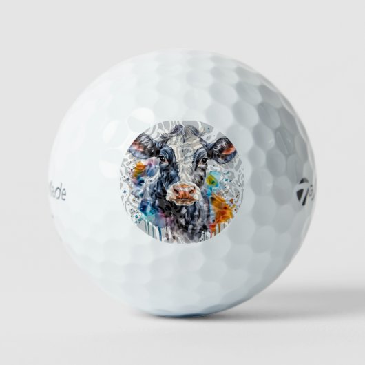 koeien golfballen (Voorkant)