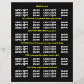 Koeien grazen, Cheesemonger Adverteren Flyer (Achterkant)