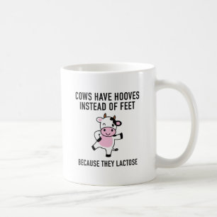 Koeien hebben handschoenen koffiemok