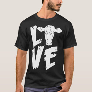 Koeien houden van dier koe melkveehouders t-shirt