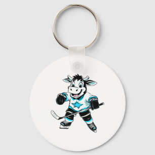 Koeien IJshockey Sleutelhanger