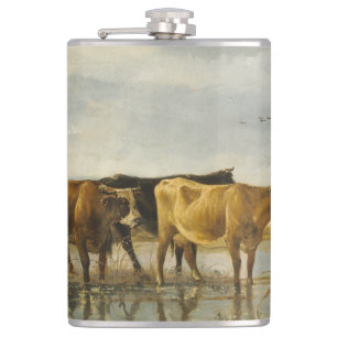 Koeien in de Aelbert Cuyp Heupfles