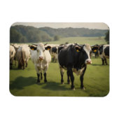 Koeien in een veld magneet (Horizontaal)