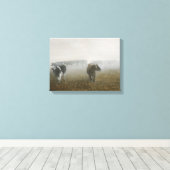 Koeien in maïsveld canvas afdruk (Insitu (Houten vloer))