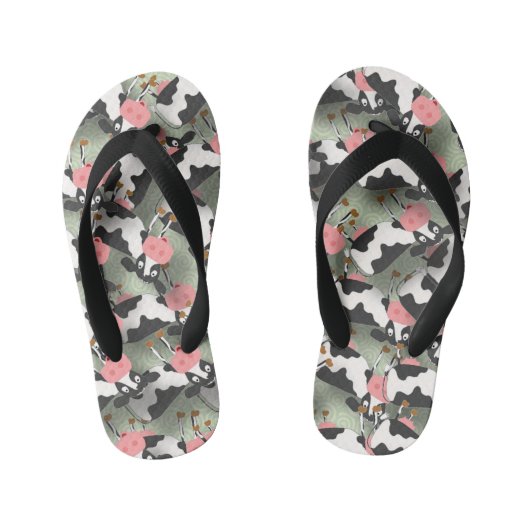 Koeien Kinder Teenslippers (Voetbed)