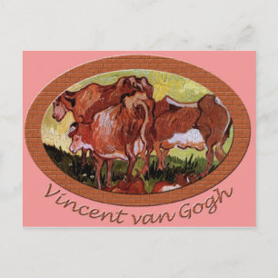 Koeien naar Jordaens Vincent van Gogh Briefkaart