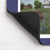 Koeien over de maan muismat (Hoek)