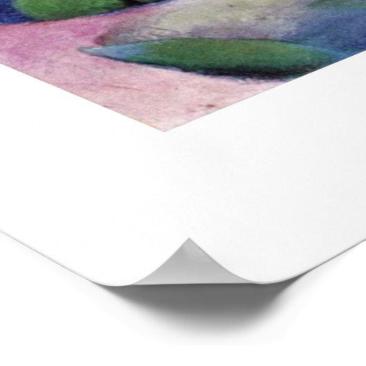 Koeien, rood groen geel door Marc Franz Poster (Hoek)