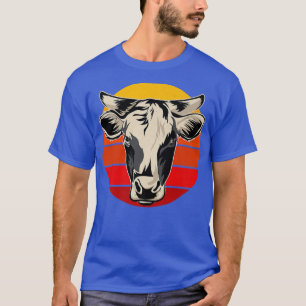 Koeien Rundveeteelt Vintage melkvee koe T-shirt
