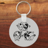 Koeien Sleutelhanger (Voorkant)