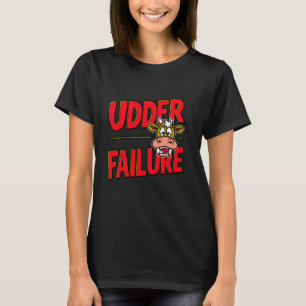 Koeien Uier Falen Grappige Koe Liefhebbers Misfale T-shirt