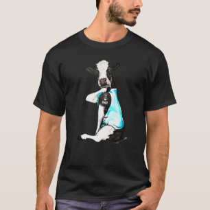 Koeien Vaarzen Tatoeages Ik Hou Van Papa Gezeten V T-shirt