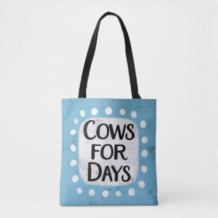 Koeien voor dagen Canvas tas