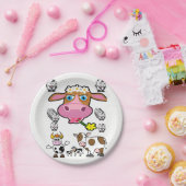 Koeien voor papieren borden papieren bordje (Feest)