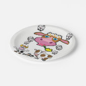 Koeien voor papieren borden papieren bordje (Gekanteld)