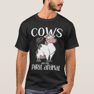 Koeien zijn mijn Spirit Animal Koe Premium T-shirt