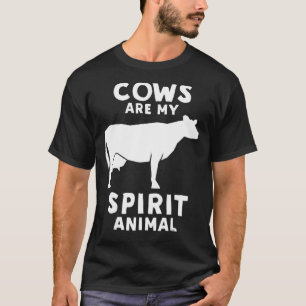 Koeien zijn mijn spirituele dier Koe T-shirt