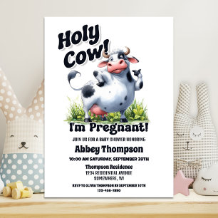 Koeienbabyfeestje Kaart