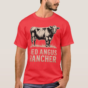 Koeienboer - Red Angus veehouder T-shirt