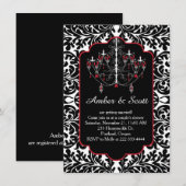 Koeiendouche, zwarte laffier, kroonluchter kaart (Voorkant / Achterkant)