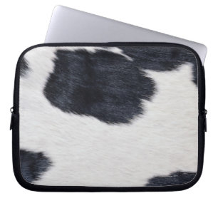 Koeienhuid afdrukken laptop sleeve