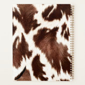 Koeienhuid afdrukken planner (Achterkant)