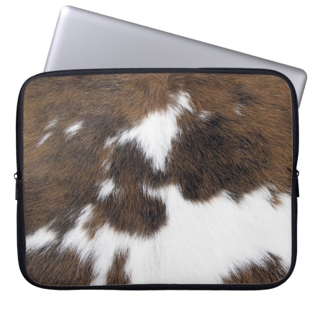 Koeienhuid Laptop Sleeve (Voorkant)