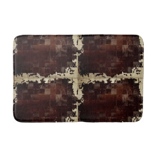 Koeienhuid Patchwork afdrukken Badmat
