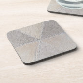 Koeienhuid Patchwork Bier Onderzetter (Linkerzijde)