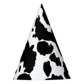 Koeienhuid Print Party Pet Feesthoedjes (Voorkant)