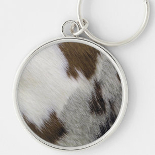 Koeienhuid Sleutelhanger