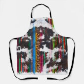 Koeienhuid van het land — Santa Fe Stripes Schort (Voorkant)