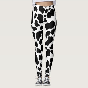 Koeienhuid zwart-wit Koeienhuid Leggings