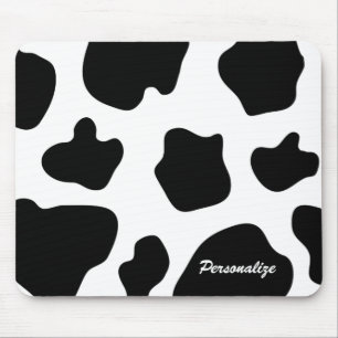 Koeienhuidpatroon muismat Grappige dierenprint
