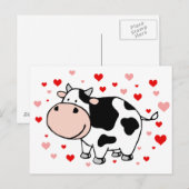 Koeienliefde Briefkaart (Voorkant / Achterkant)
