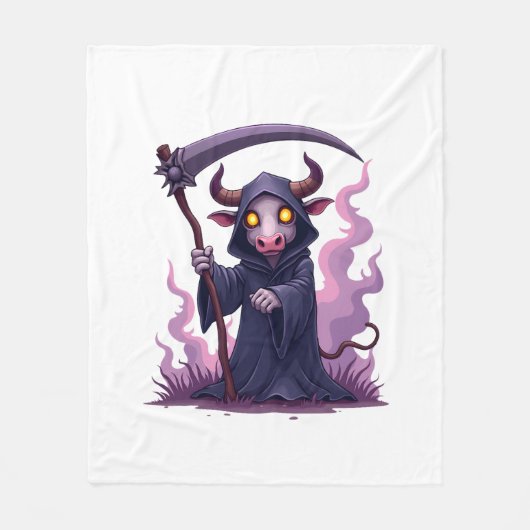 Koeienmaaier Fleece Deken (Voorkant)