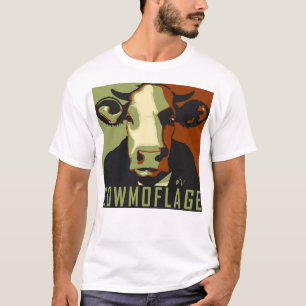Koeienmaskerade Fun Pop Art Geïnspireerde Koe T-sh T-shirt