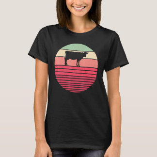 Koeienmelkboer Boerderij Retro Stijl Vintage 60s 7 T-shirt
