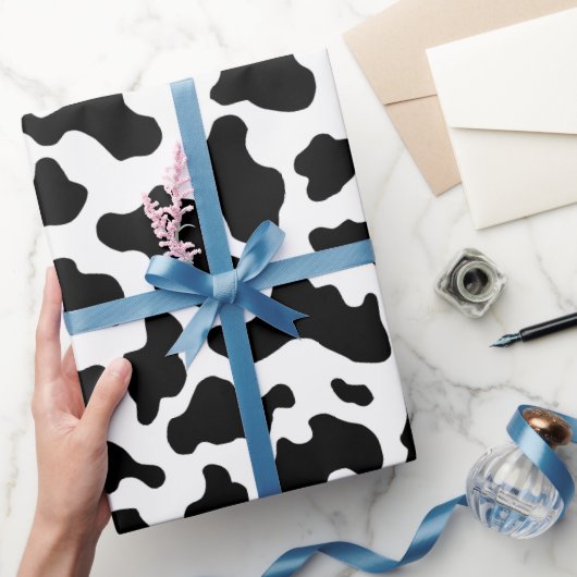 Koeienprint Cowgirl Landelijke Boerderijdieren Fee Cadeaupapier (Geschenken)