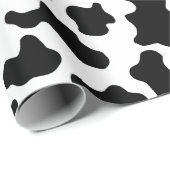 Koeienprint Cowgirl Landelijke Boerderijdieren Fee Cadeaupapier (Rol Hoek)