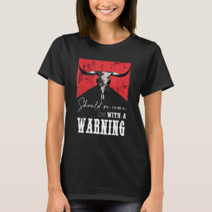 Koeienschedel had moeten komen met een westernwaar t-shirt