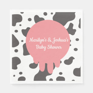 Koeienspier Babyshower Boerderij Servetten