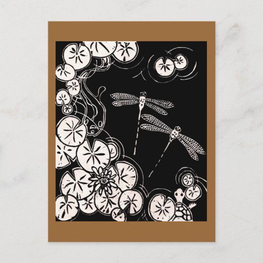 koeienvijver briefkaart (Voorkant)