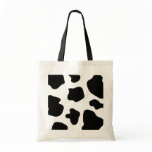Koeienvlekpatroon canvas tas | Boerderij — dierlij