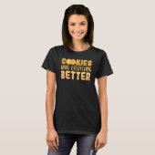 Koekblad dessert Pastry Chef Cookies Variabele P T-shirt (Voorkant volledig)