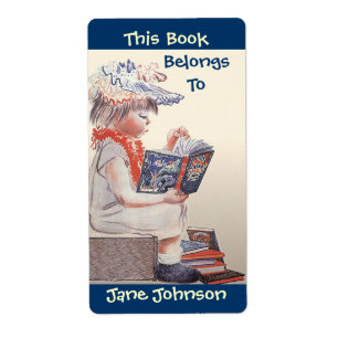 Koekborden Girl Reading behoort tot de etiketten