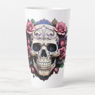 Koekele skull latte mok