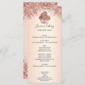 Koeken gebakken bakkerij Chef Glitter Drift Roos G Menu (Voorkant / Achterkant)