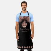 Koeken gebakken bakkerij Chef Glitter Drift Roos G Schort (Gedragen)